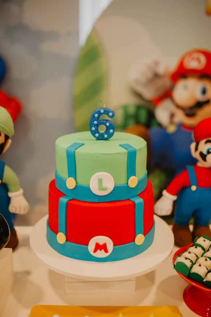 FESTA MARIO BROS - 6 anos do meu filho Noah 